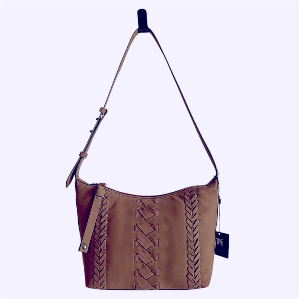 Frye Savannah Shoulder Bag Beige, NWT